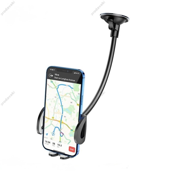 Автомобільний тримач Hoco DCA31 Plus Cool Speed windshield car holder Black